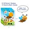 Wrapables Make a Face Stickers, Make Your Own Animal, Food, Dress-Up Stickers, DIY Craft Activities, Party Favors (24 Sheets), Bugs